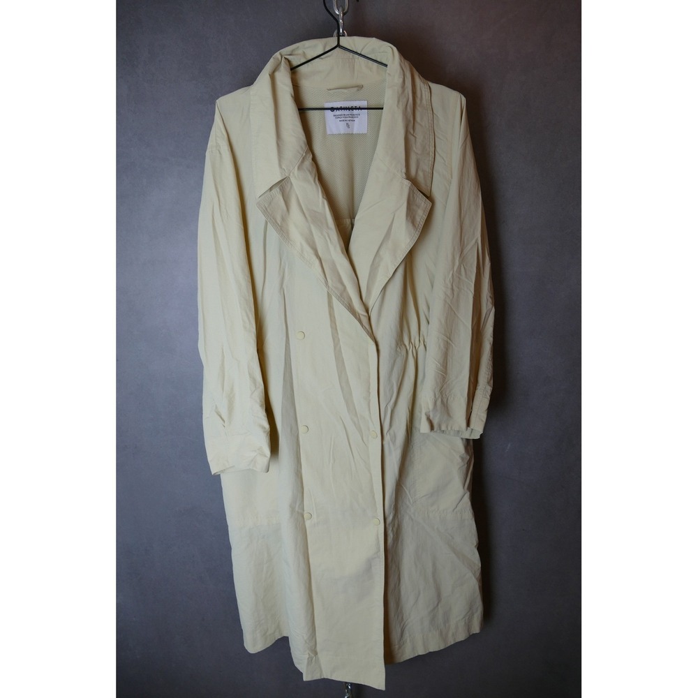 NWT Athleta Luna Cream Off White Trench Coat Womens SIZE XL MSRP $229 - Picture 6 of 13